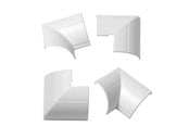 Kaapelihyllyt, Kaapelisukat & Kaapelisiteet - D-LINE Adapter Kit 22x22mm White - FLIBEBAP22QSW