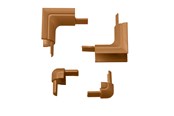 Kaapelihyllyt, Kaapelisukat & Kaapelisiteet - D-LINE Adapter Kit 16x8mm Oak finish - IBEBAP1608O