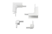 Kaapelihyllyt, Kaapelisukat & Kaapelisiteet - D-LINE Adapter Kit 22x22 mm White - IBEBAP3015W