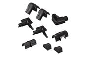 Kaapelihyllyt, Kaapelisukat & Kaapelisiteet - D-LINE Accessory Kit 30x15 Black - RETAP3015B