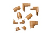 Kaapelihyllyt, Kaapelisukat & Kaapelisiteet - D-LINE Accessory Kit 30x15 Oak - RETAP3015O