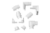 Kaapelihyllyt, Kaapelisukat & Kaapelisiteet - D-LINE Accessory Kit 30x15 White - RETAP3015W