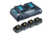 Akut ja laturit - Makita DC18RD battery charger - with battery - 4 - Li-Ion - 199485-6