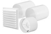 Ventilation - Fresh Ulkoseinäsarja YVG D125 Intellivent - 197245