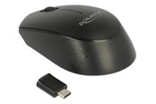 Hiiret - DeLOCK Optical 3-button mini mouse - Hiiri - Optinen - 3 painiketta - Musta - 12526