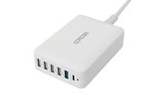 Puhelin - Adapterit & Laturit - Deltaco USBC-MO100 USB Charging Station - USBC-MO100