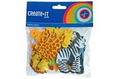 Luovat leikit - Haza Witbaard Foam stickers Animals 32 pcs. - 192305