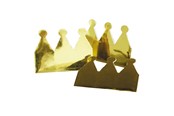 Lelut - Haza Witbaard Crowns Gold Metallic 6 pcs. - 410237