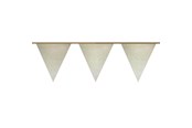 Lelut - Haza Witbaard Flag line Gold Glitter 6mtr. - 437605