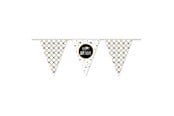 Lelut - Haza Witbaard Flag line Happy Birthday Gold 10mtr. - 437611