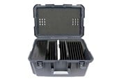 Seinäkiinnitys, AV-kiinnikkeet & AV-kalusteet - LEBA Innovation LEBA NoteCase - storage box - for 16 tablets - black - Max - recommended for - NCASE-16TAB-USB-SC