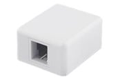Lisätarvikkeet - Deltaco VR-222 Surface mount box for Keystone 1-Port White - VR-222