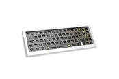 Näppäimistöt - Ducky Outlaw 65 - Barebone - ISO - Pelinäppäimistö - ilman numpadia - Hopea - PKOU2367IST-ISO02