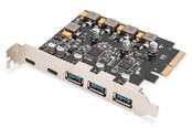 Verkkokortit (verkkosovittimet, tulostuspalvelimet jne.) - DIGITUS - network adapter - PCIe x2 - DS-30222