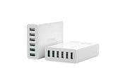 Puhelin - Adapterit & Laturit - BlitzWolf Charger 6x USB Blitzwolf BW-S15 QC 3.0 60 W (white) - BW-S15 EU