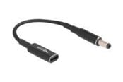 Sisäiset virtakaapelit - DeLOCK - power adapter - 24 pin USB-C to DC jack 5.5 x 2.1 mm - 15 cm - 60039