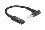 Sisäiset virtakaapelit - DeLOCK - power adapter - 24 pin USB-C to DC jack 5.5 x 2.5 mm - 15 cm - 60040
