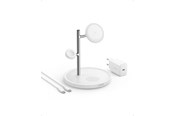 Puhelin - Adapterit & Laturit - Anker MagGo Wireless Charging Station (3-in-1 Stand) - White - B25M3321