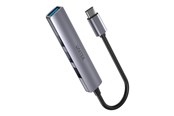 USB hub - Unitek - hub - 4-in-1 USB C - 4 ports USB hub - 4 porttia - Harmaa - 20864941595