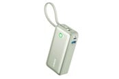 Powerbank - Anker 545 Nano 10K (30W Built-in USB-C cable) Powerbank - Vihreä - 10000 mAh - A1259G61
