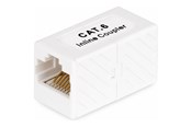 Verkkokaapelit - StarTech.com RJ45 Coupler Inline Cat6 Coupler Female to Female (F/F) T568 Connector Unshielded Ethernet Cable Extension (IN-CAT6-COUPLER-U1) - network coupler - white - Valkoinen - IN-CAT6-COUPLER-U1