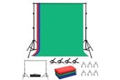 Kameran & objektiivien lisävarusteet - Puluz Photo studio background support  2x2m + Backdrops 3 pcs - PKT5204