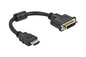 Näyttökaapeli - DeLOCK adapter - HDMI / DVI - 20 cm - 65206