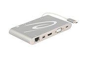 Telakointiasemat - DeLOCK USB Type-C 3.1 Docking Station 4K - 87298
