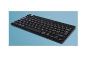 Näppäimistöt - R-Go Tools R-Go Compact Break - keyboard - with integrated break indicator - QWERTY - Nordic - black Input Device - Näppäimistö - Pohjoismainen - Musta - RGOCONDWLBL