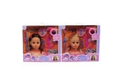 Luovat leikit - Nora Make-Up Dollhead - assorted - 804012