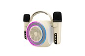 Kannettavat/Bluetooth-kaiuttimet - CELLY PARTYMIC2 - Wireless Speaker with 2 microphones [PARTY COLLECTION] - PARTYMIC2WH