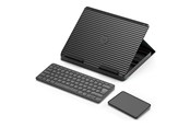 Näppäimistöt - Logitech Casa Pop-Up Desk - Classic Chic (UK) - Näppäimistö ja kosketuslevysetti - Englanti (UK) - Harmaa - 920-011239