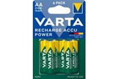 Akut ja Paristot - VARTA Recharge Charge Accu Power AA 2100mAh 6 Pack - 56706101436