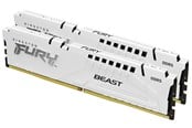RAM - Kingston FURY Beast DDR5-6400 - 64GB - CL32 - Dual Channel (2 pcs) - AMD EXPO & Intel XMP - Valkoinen - KF564C32BWEK2-64