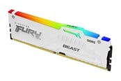 RAM - Kingston FURY Beast RGB DDR5-6000 - 32GB - CL30 - Single Channel (1 pcs) - AMD EXPO & Intel XMP - Valkoinen RGB - KF560C30BWEA-32