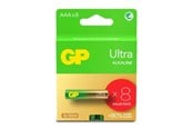 Akut ja Paristot - GP Battery Ultra Alkaline AAA/LR03 8-pack - GPPCA24AU704