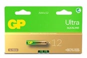 Akut ja Paristot - GP Battery Ultra Alkaline AAA/LR03 12-pack - 151447
