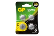 Akut ja Paristot - GP Batteri Lithium CR2016 Safety seal 4-pack - GPPBL2016170
