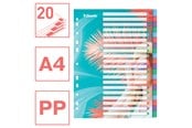 Arkistointi & Säilytys - Esselte  Colour'Breeze A4- Hakemisto 20 välilehteä, PP - 628502