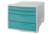 Arkistointi & Säilytys - Esselte  Colour'Breeze vetolaatikosto, 4 laatikkoa Sininen - 626284