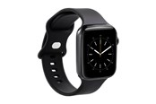 Smartwatch - Lisävarusteet - GEAR Watch Band Silicone Apple Watch 42/44/45mm Black - 663355