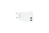 Puhelin - Adapterit & Laturit - GEAR Charger 220V 2xUSB-A 3.4A White - 665129