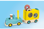 Playmobil - Playmobil 1.2.3 - Junior hullu donitsiauto pinoamis- ja lajitteluominaisuudella - 71702