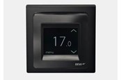 Lattialämmitys - DEVI reg touch timer thermostat with design frame black - 140F1069