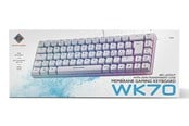 Näppäimistöt - Deltaco GAMING DK240 Mini RGB Membrane Keyboard - Pelinäppäimistö - Valkoinen - GAM-158-W