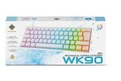 Näppäimistöt - Deltaco GAMING WK90 Mechanical Keyboard - Pelinäppäimistö - Valkoinen - GAM-075V2-W