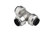 PEX-järjestelmät - Roth equal tee push-fit 22 mm - 17046603.022