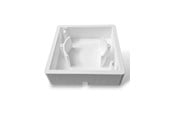 Smart Home - Älykoti - Light Solutions Shelly - Wall Display Wall Holder - White - 5714255009729