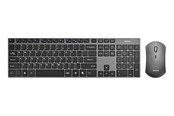 Näppäimistöt - Deltaco Wireless Keyboard Mouse Combo - Näppäimistö - Englanti (US) - Musta - TB-800-US