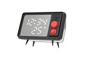 Sisustus - MOB Speaker Alarm Clock with Light TV Retro Grey - TVC-80-GR1